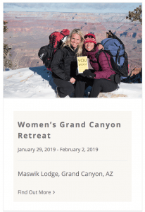 Live Boldly Grand Canyon Coaching January 2019