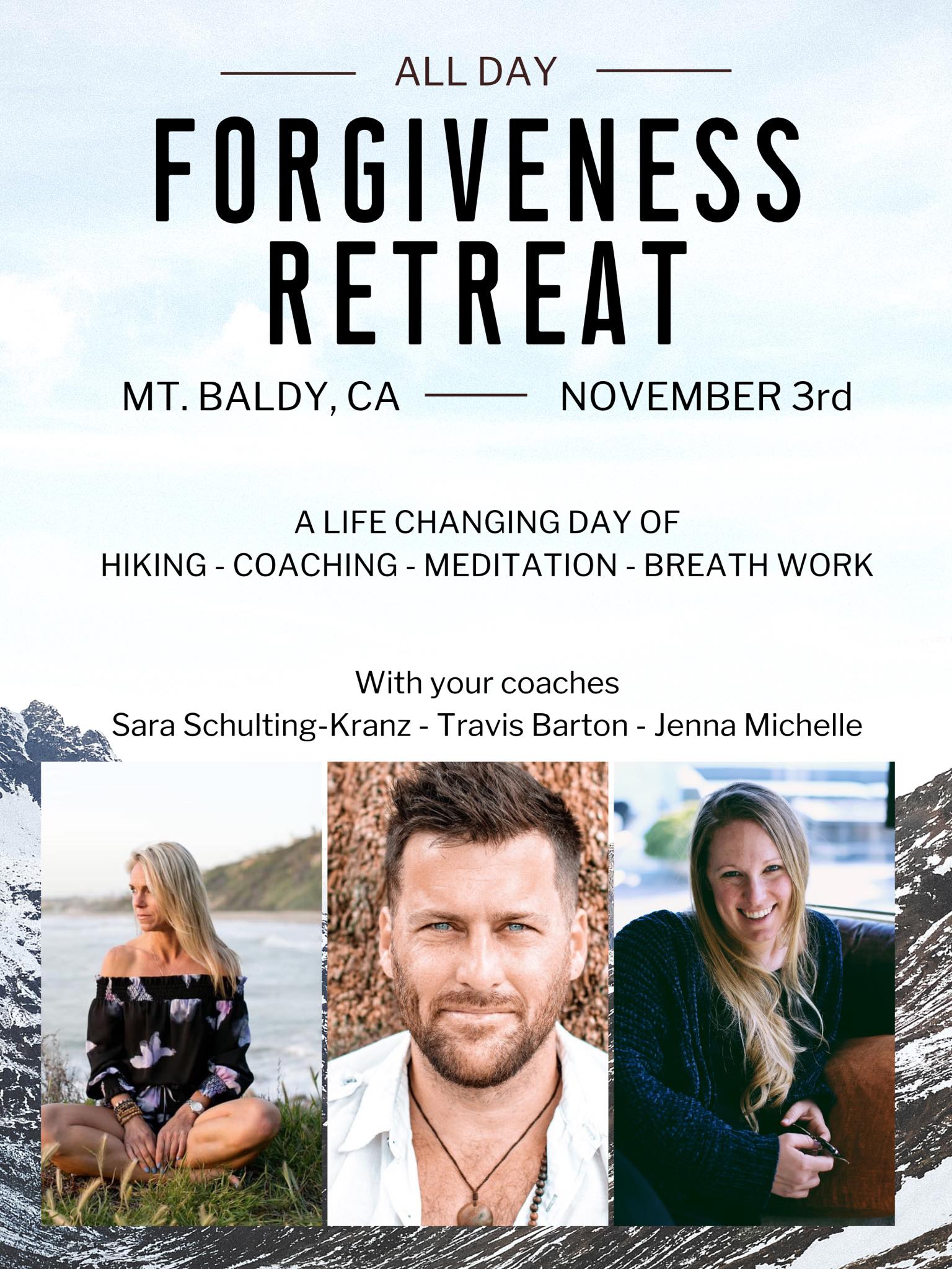 TED TALK + Forgiveness Retreat! - Sara Schulting-Kranz