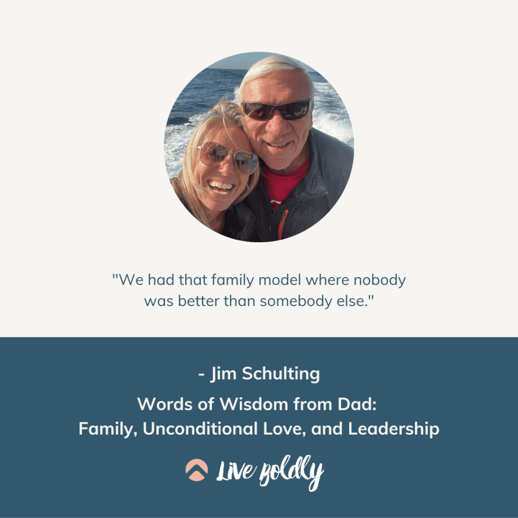 Family, Unconditional Love, and Leadership - Live Boldly Podcast, episode 87 with Sara Schulting Kranz