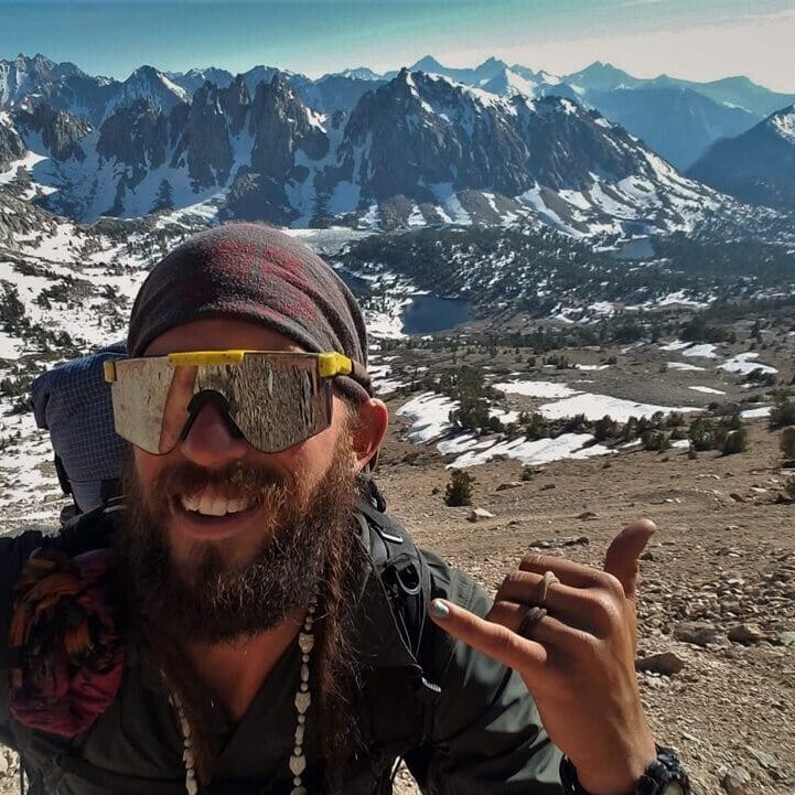 hiker on Pacific coast trail